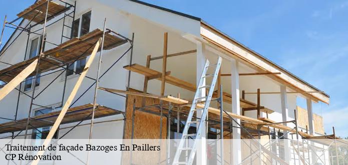 CP Rénovation et la garantie pour le traitement des façades à Bazoges En Paillers dans le 85130