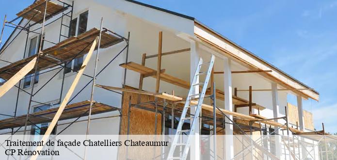 Qui s'occupe des travaux de traitement des façades des maisons à Chatelliers Chateaumur dans le 85700?